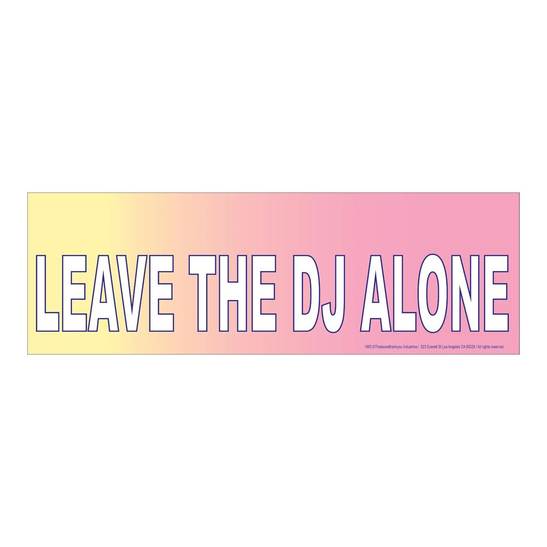 DJ Sticker