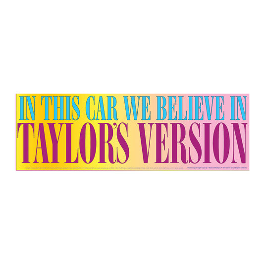 Taylors Version Sticker