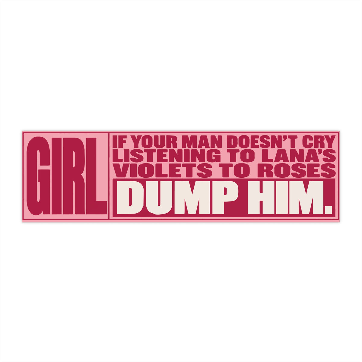 Lana Del Rey Bumper Sticker #2