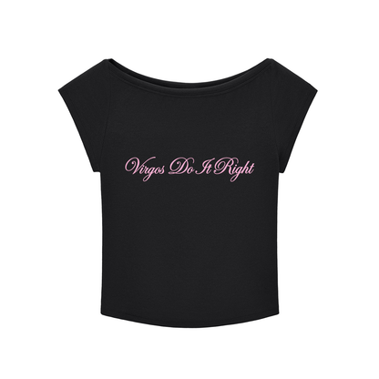 Virgos Do It Right Baby Girl T Shirt