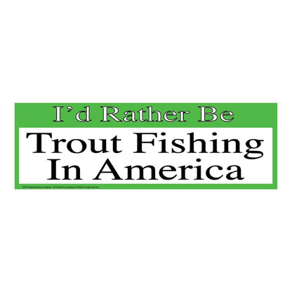 TROUT FISHING Sticker