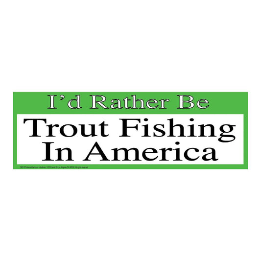 TROUT FISHING Sticker