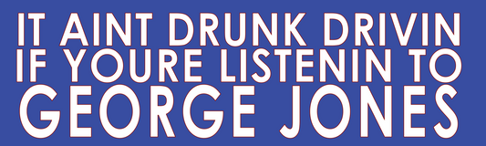 George Jones Bumper Sticker
