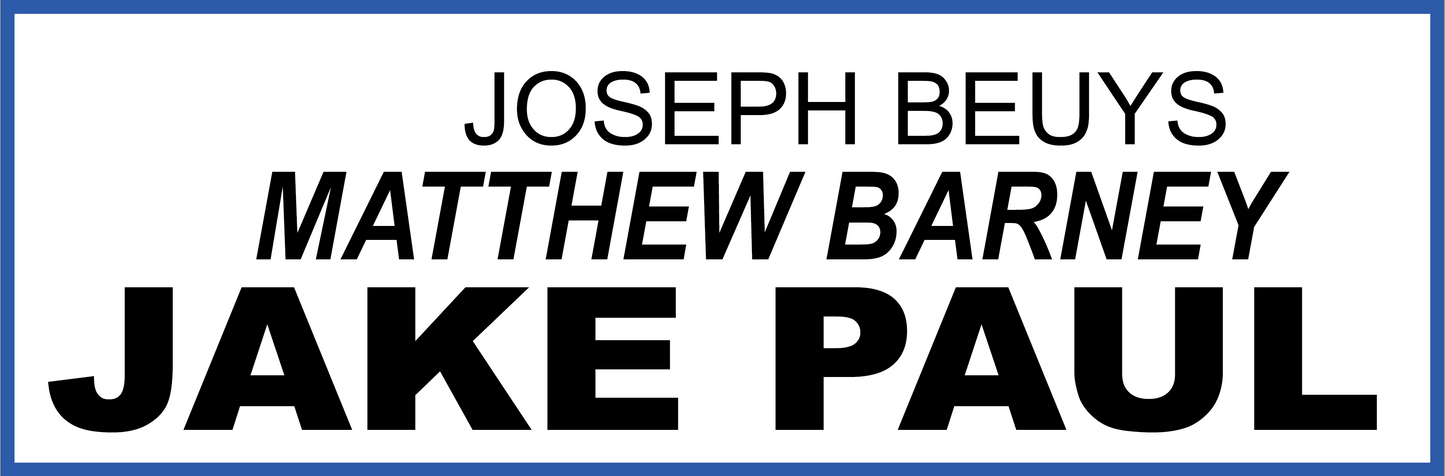 Performance Art Sticker