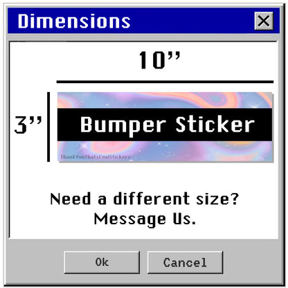 Official Story Bumper Sticker