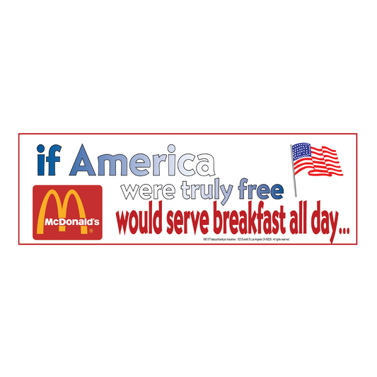 Mc'Merica Sticker