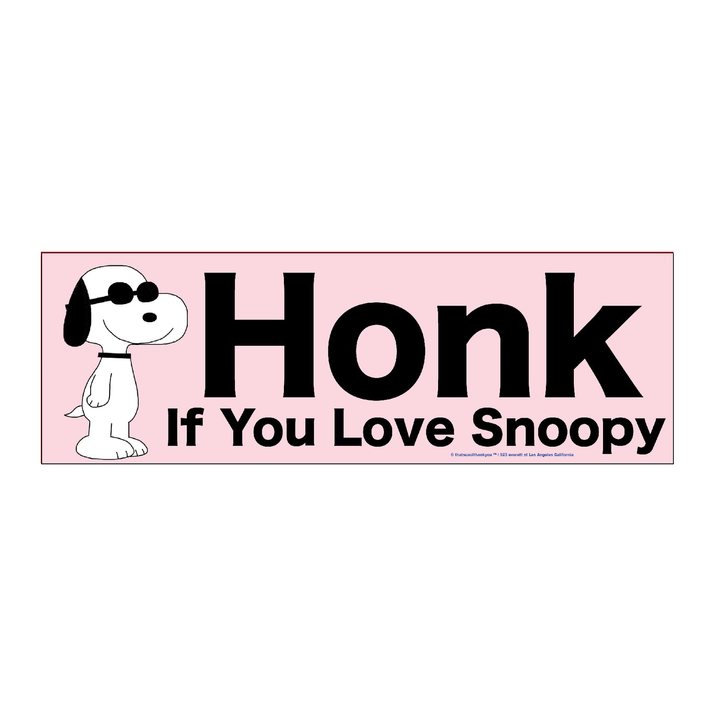 SNOOPY Sticker