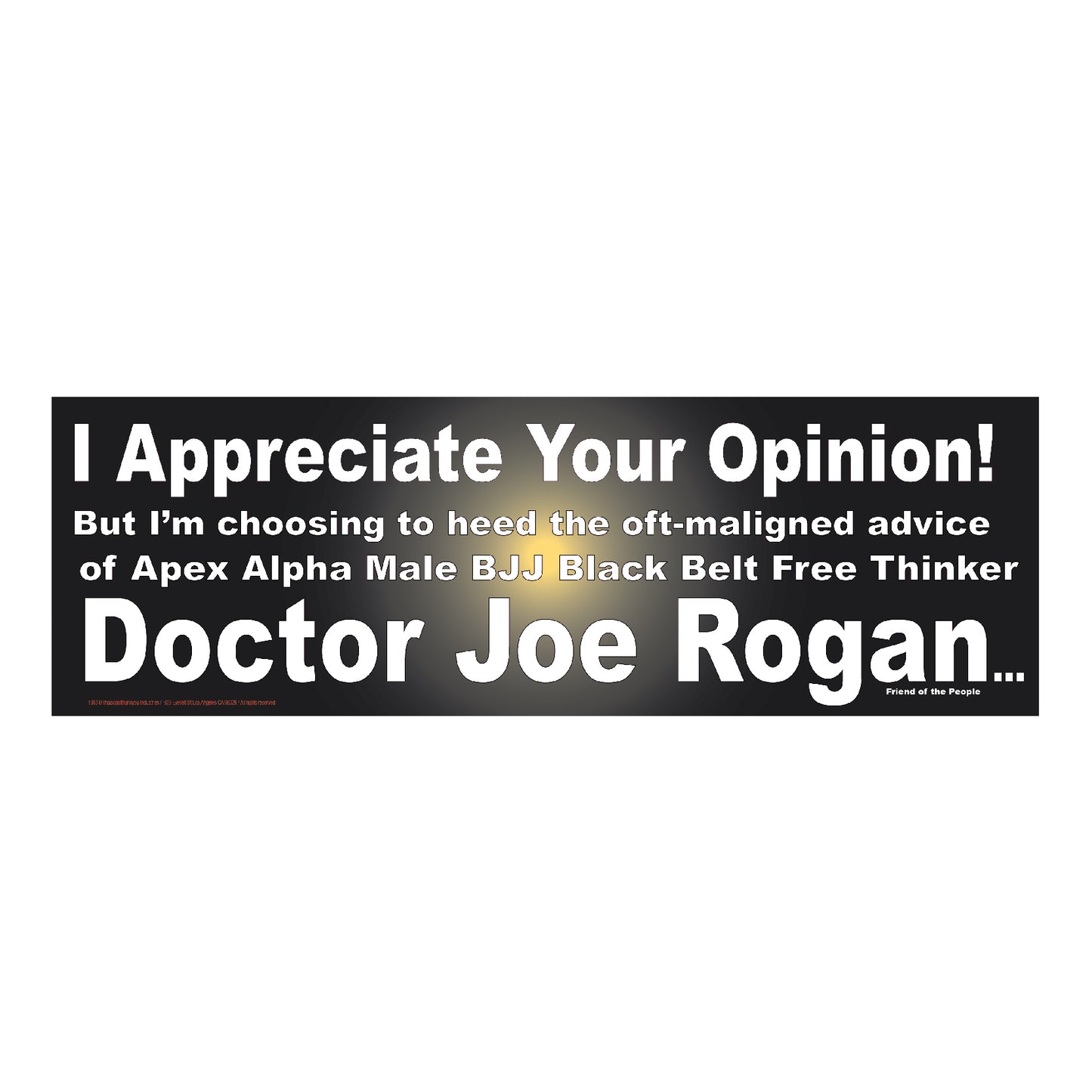 ROGAN Sticker