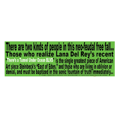 LANA DEL REY Bumper Sticker