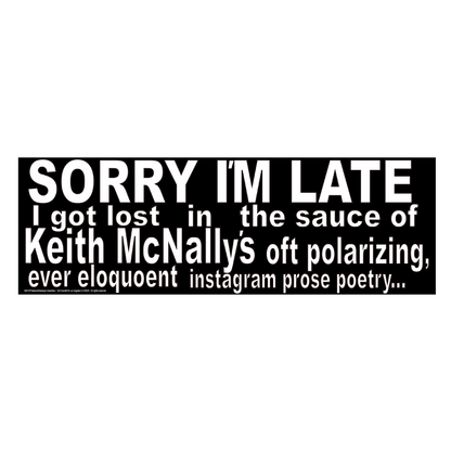 KEITH MCNALLY Sticker