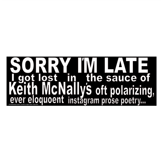 KEITH MCNALLY Sticker