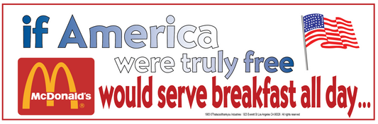 Mc'Merica Sticker