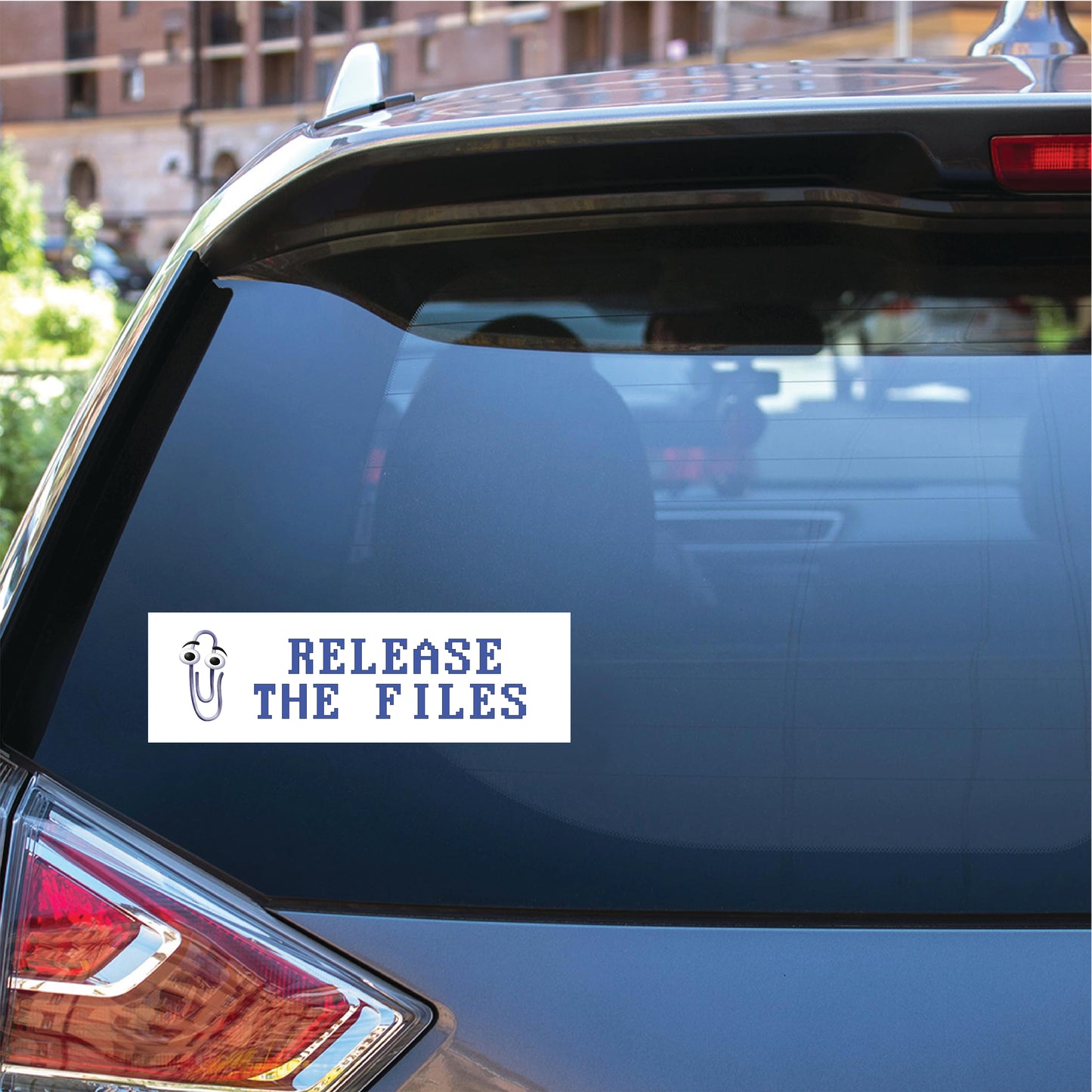 Clippy Release the Files Bumper Sticker