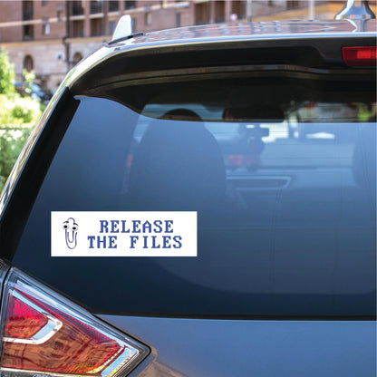Clippy Release the Files Bumper Sticker
