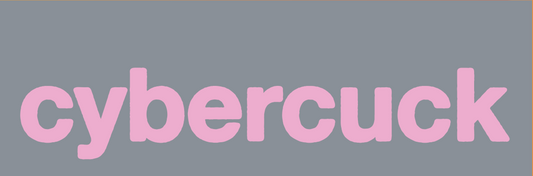 Cybercuck. Sticker