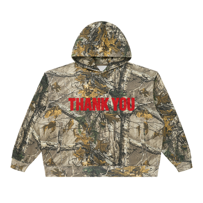 THANK YOU Camo Box Hoodie