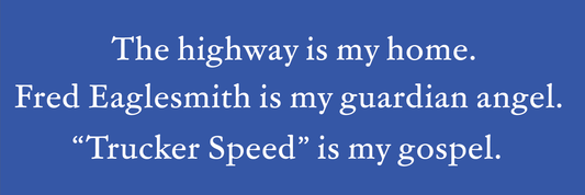 Trucker Speed Sticker
