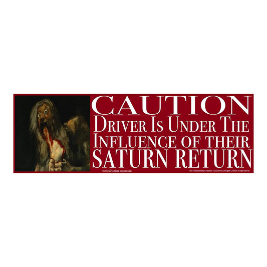 GOYA Saturn Return Bumper Sticker