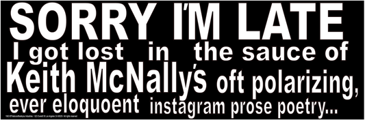 KEITH MCNALLY Sticker