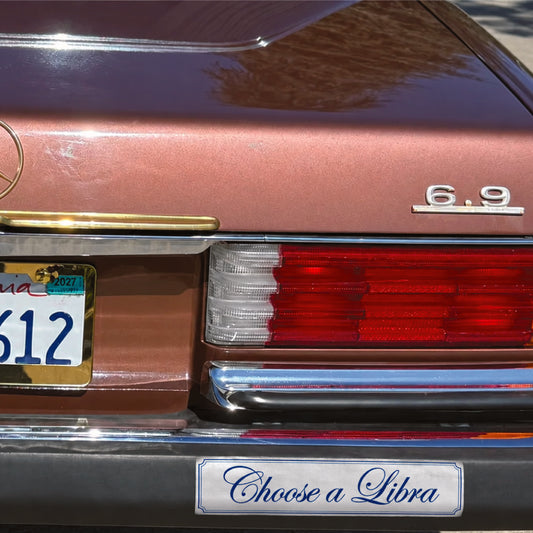 Choose a Libra Bumper Sticker