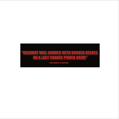 Christopher Moltisanti Bumper Sticker
