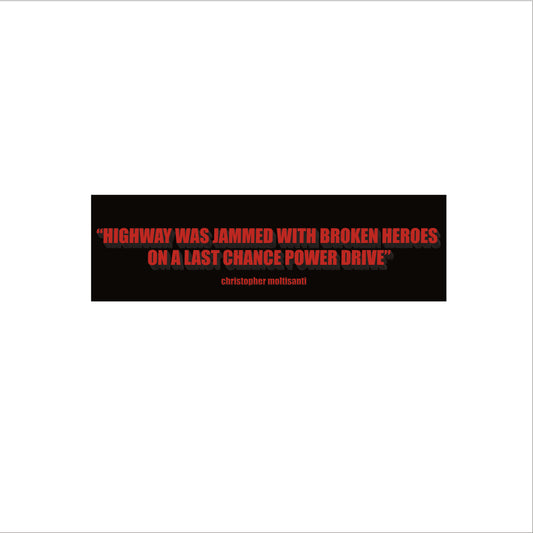 Christopher Moltisanti Bumper Sticker