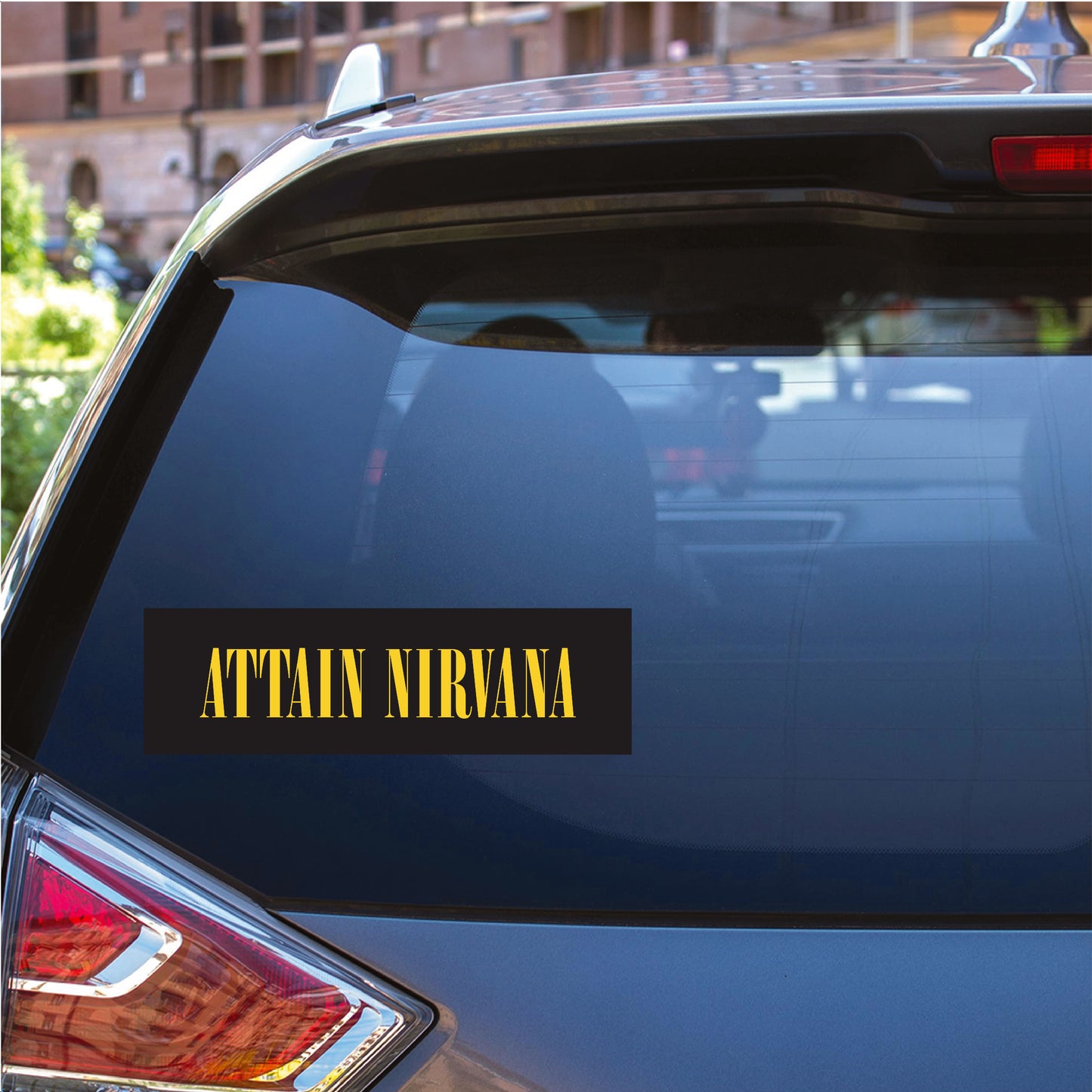 Attain Nirvana Bumper Sticker