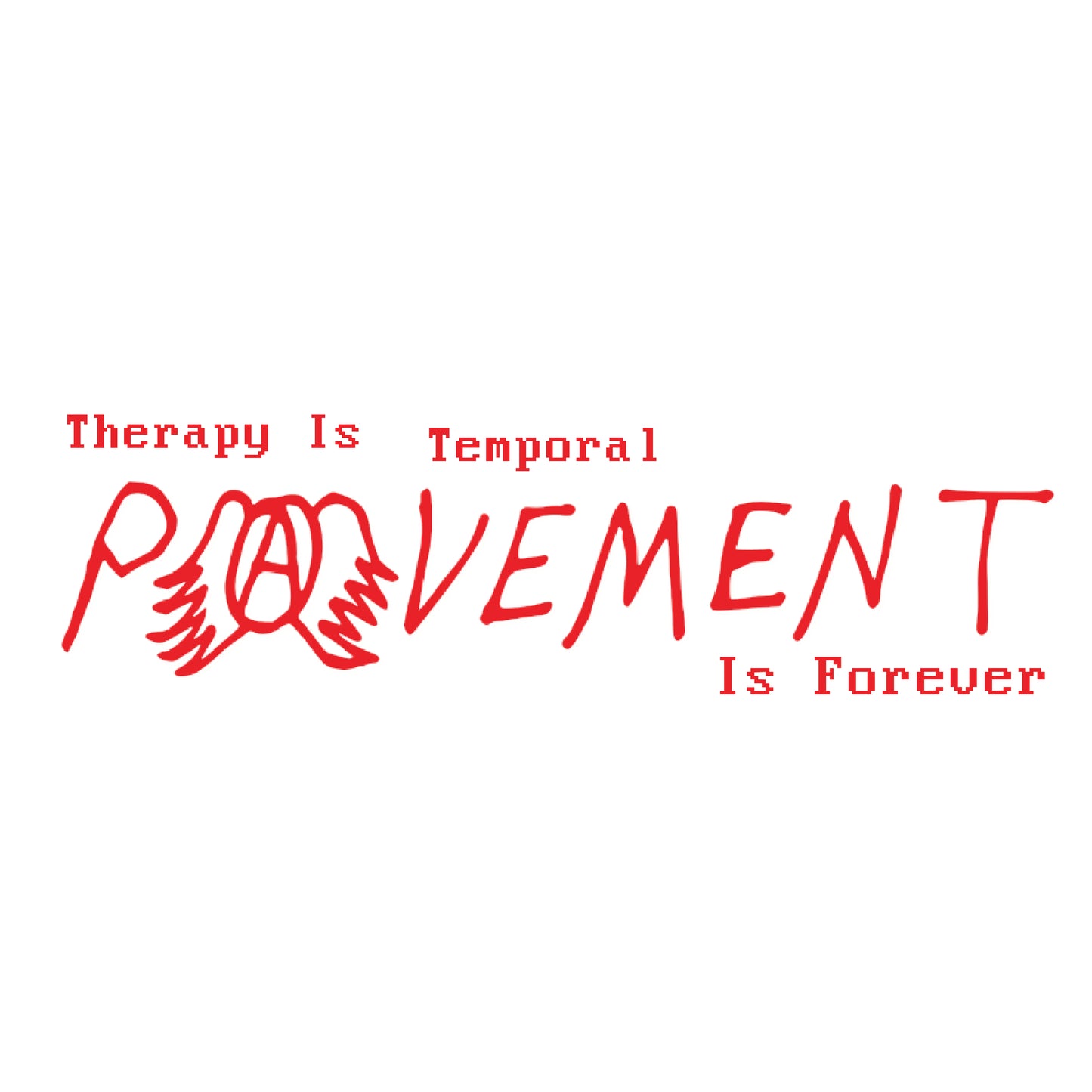 Pavement Bumper Sticker