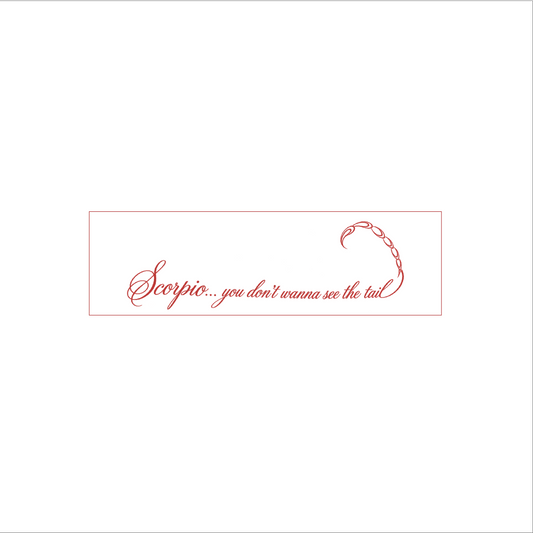 Scorpio Bumper Sticker
