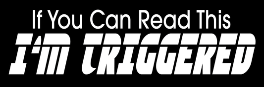 TRIGGER WARNING Sticker